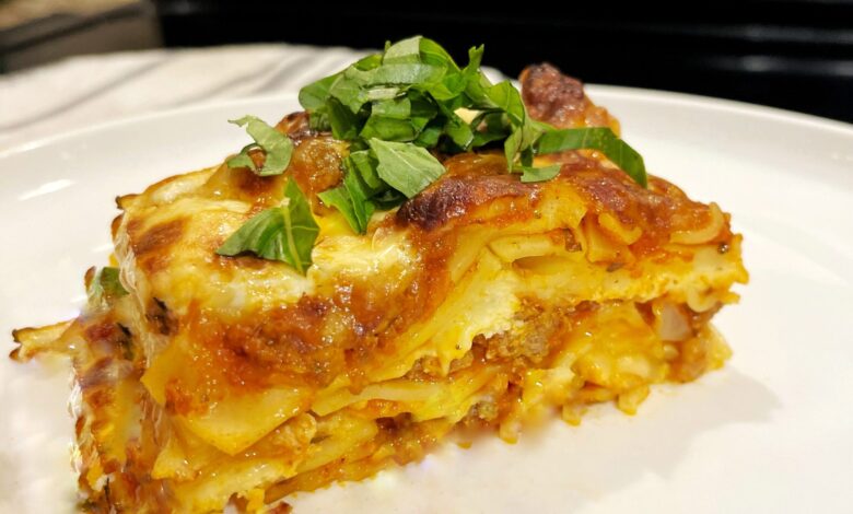 Italian Sausage Recipe spicy lasagna